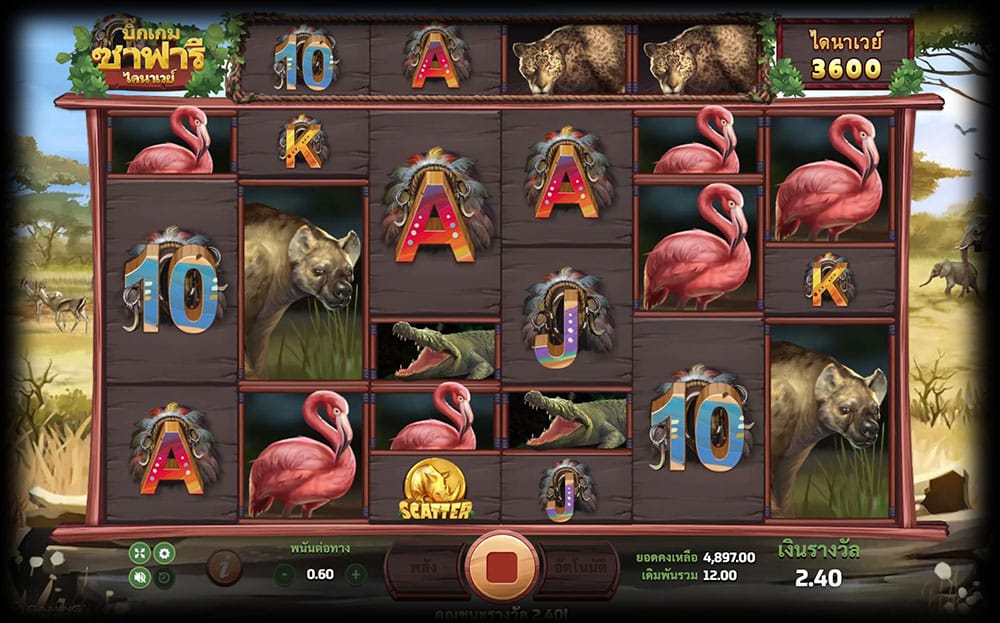  ตั้งค่าต่างๆ ของการเล่น Big Game Safari Slotxo