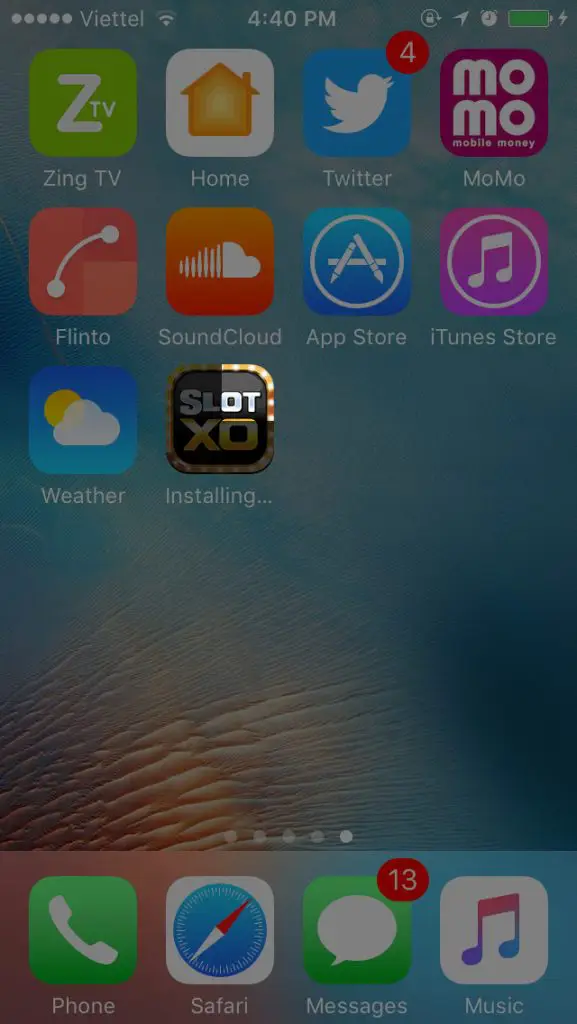 วิธีการติดตั้ง Slotxo บนมือถือ iPhone