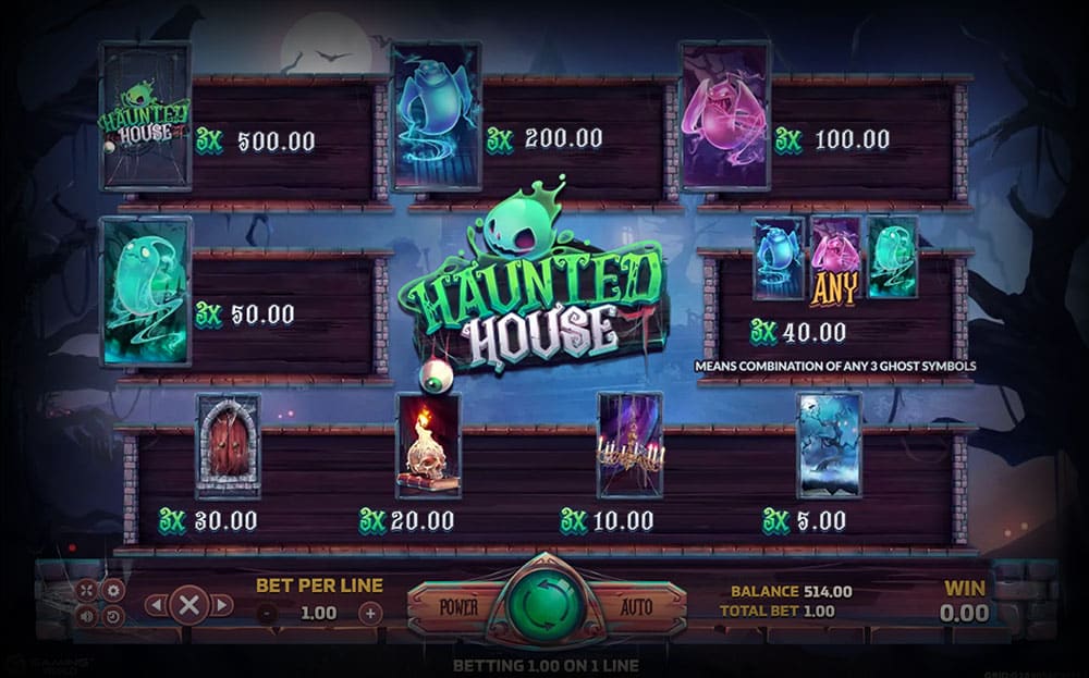 Slot Game Haunted House