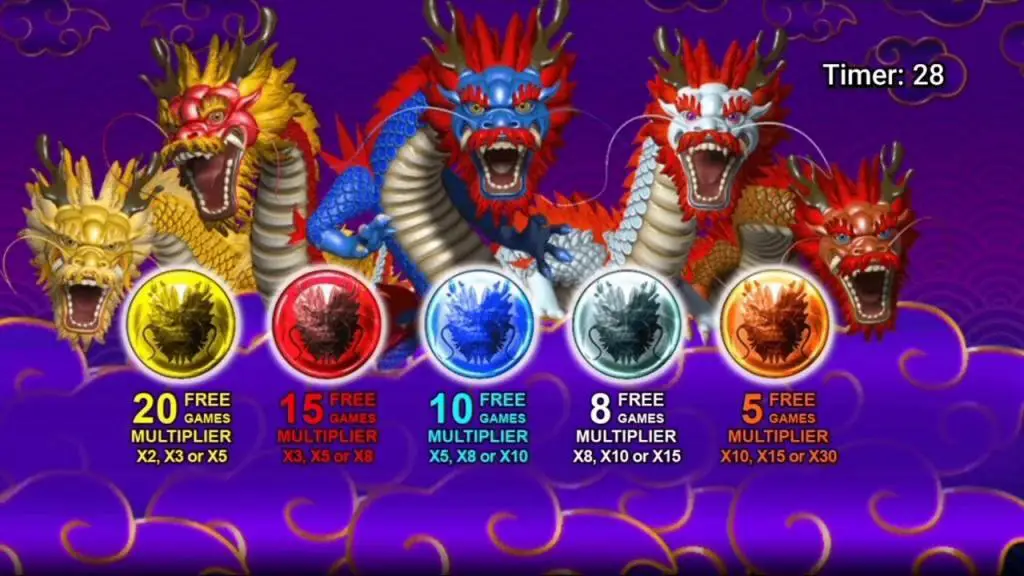 5 Fortune Dragons